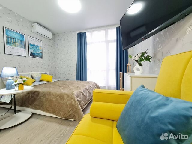 

Квартира-студия, 30 м², 2 кровати