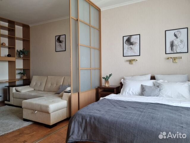 

1-к. квартира, 56 м², 2 кровати