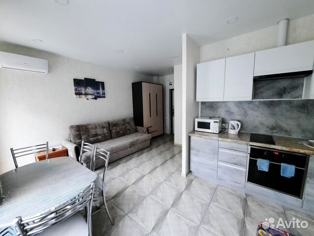 

Квартира-студия, 25 м², 2 кровати
