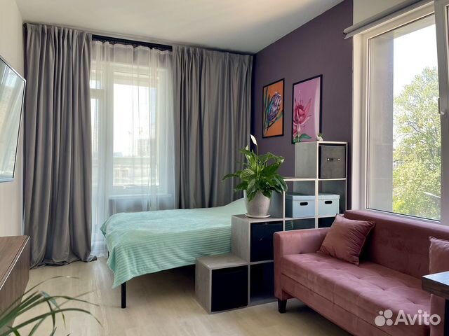 

Квартира-студия, 30 м², 2 кровати