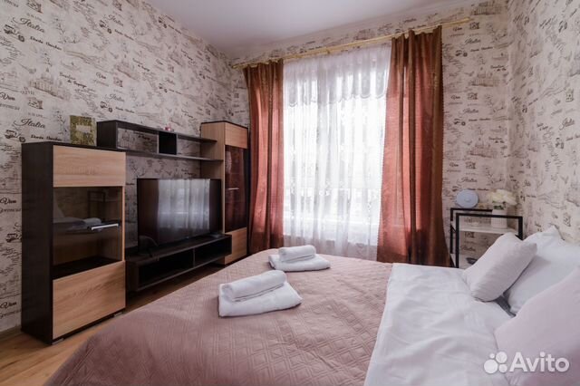 

1-к. квартира, 38 м², 3 кровати