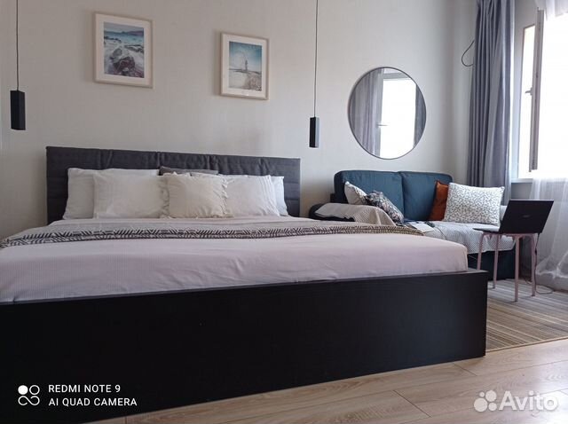 

Квартира-студия, 33 м², 2 кровати