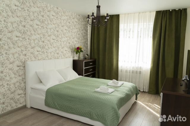 

1-к. квартира, 38 м², 2 кровати