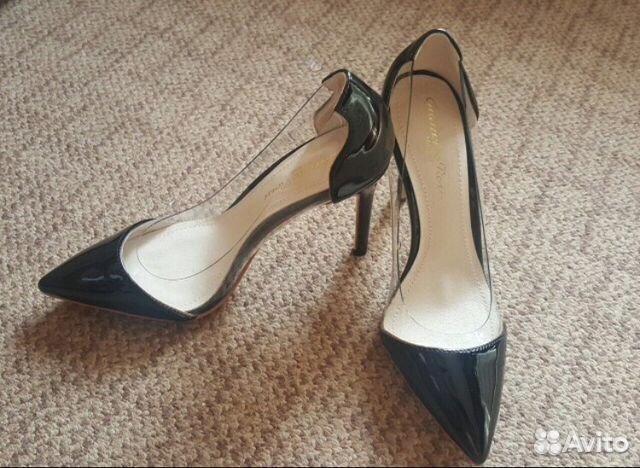 Туфли кожа лак Gianvito Rossi 35р новые Туфли кожа лак Gianvito Rossi 35р новые