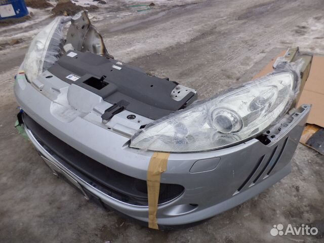 Peugeot 407 Пежо морда передний срез бампер фара