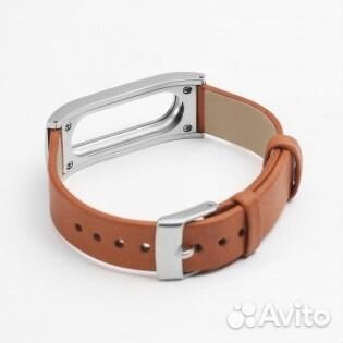 Кожаный ремешок для фитнес-трекера MiBand (новый) Кожаный ремешок для фитнес-трекера MiBand (новый)