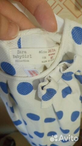 Летнее нарядное платье Zara BabyGirl