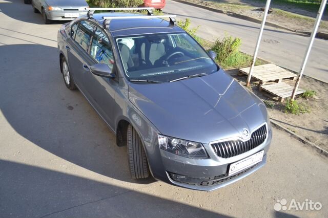 Багажник на крышу Skoda Octavia A7 лифтбек (2013-2 Багажник на крышу Skoda Octavia A7 лифтбек (2013-2