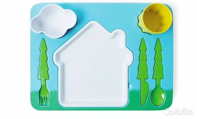 Детский набор посуды landscape dinner set от Doiy Детский набор посуды landscape dinner set от Doiy