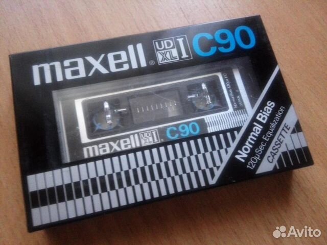 Аудиокассеты maxell UD XLI C 90 silver 1978 japan
