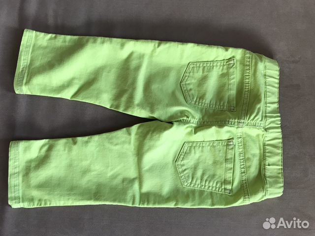 Брюки укорочённые на девочку 6-7 лет