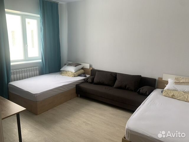 

1-к. квартира, 40 м², 3 кровати