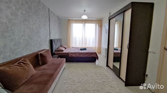 

Квартира-студия, 25 м², 2 кровати