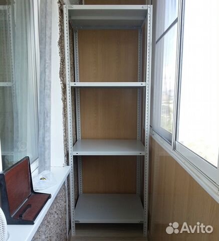 Стеллаж балконный 1900х500х500 (60) купить в москве на avito.