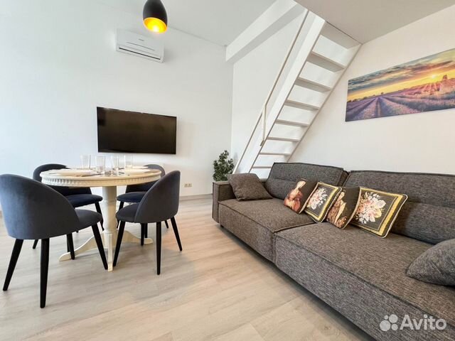 

1-к. квартира в апарт-отеле, 45 м², 2 кровати