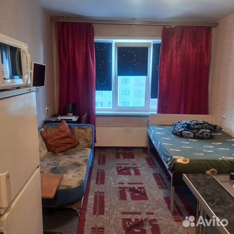 

Квартира-студия, 17 м², 2 кровати