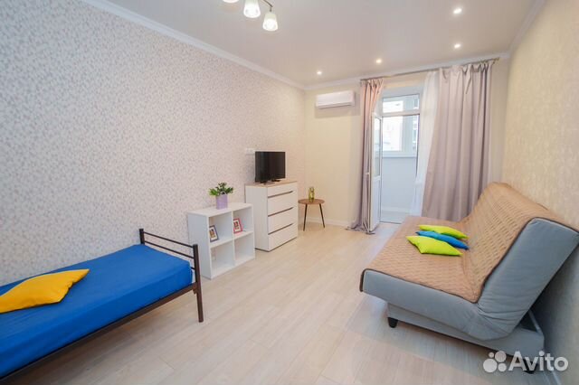 

1-к. квартира, 38 м², 2 кровати