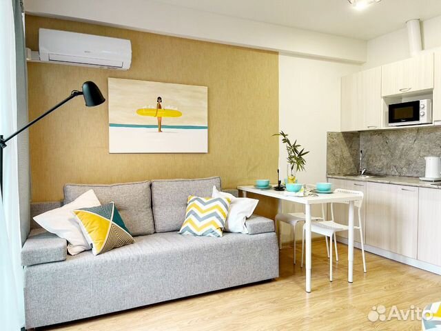 

Квартира-студия, 29 м², 2 кровати
