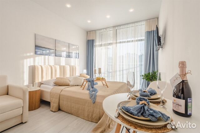 

Квартира-студия, 26 м², 2 кровати