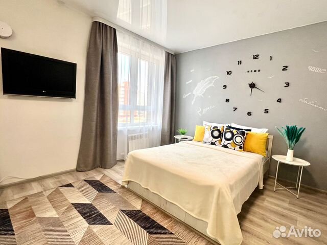 

Квартира-студия, 45 м², 2 кровати