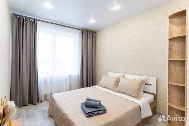 

1-к. квартира, 37 м², 2 кровати