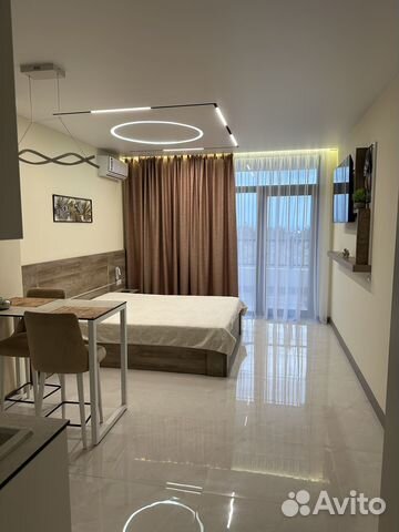 

Квартира-студия, 33 м², 2 кровати