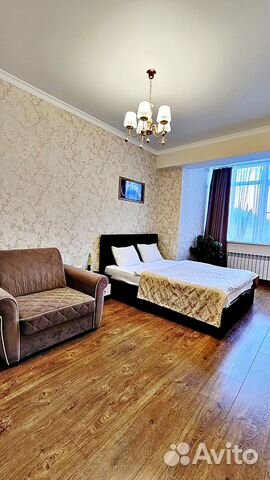 

1-к. квартира, 52 м², 3 кровати