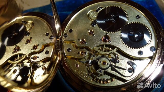 Золотые карманные часы IWC