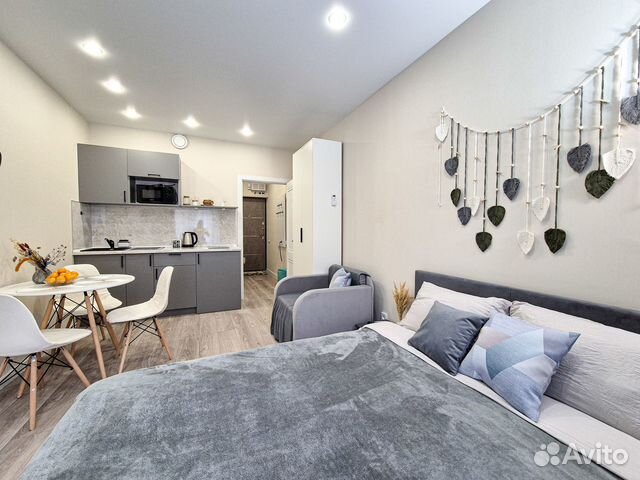 

Квартира-студия, 25 м², 2 кровати