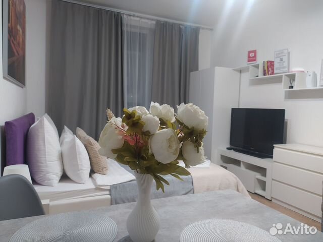 

Квартира-студия, 30 м², 2 кровати