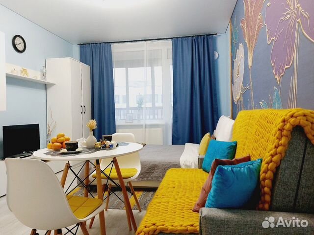 

Квартира-студия, 28 м², 2 кровати