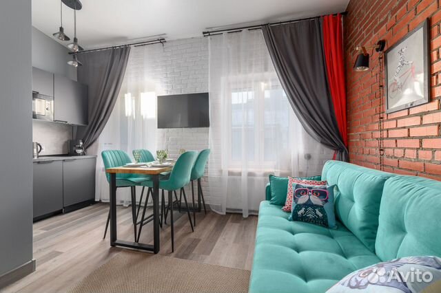 

Квартира-студия, 30 м², 2 кровати