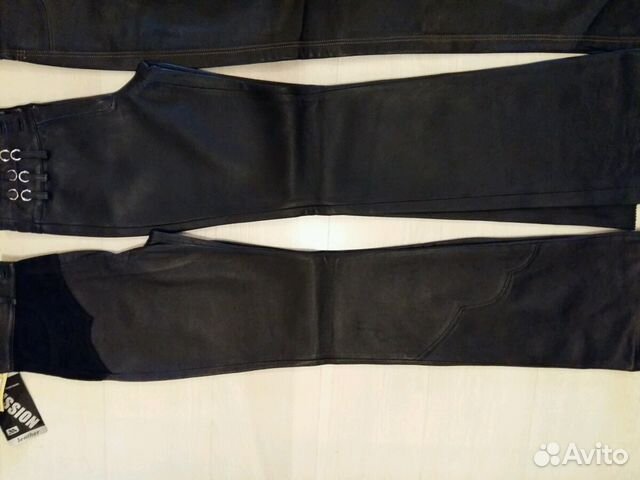Брюки кожаные женские новые