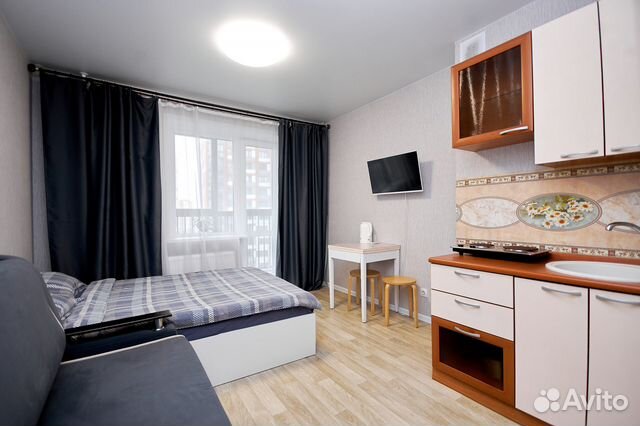 

Квартира-студия, 25 м², 2 кровати
