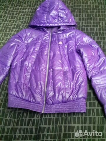Куртка adidas фиолетовая