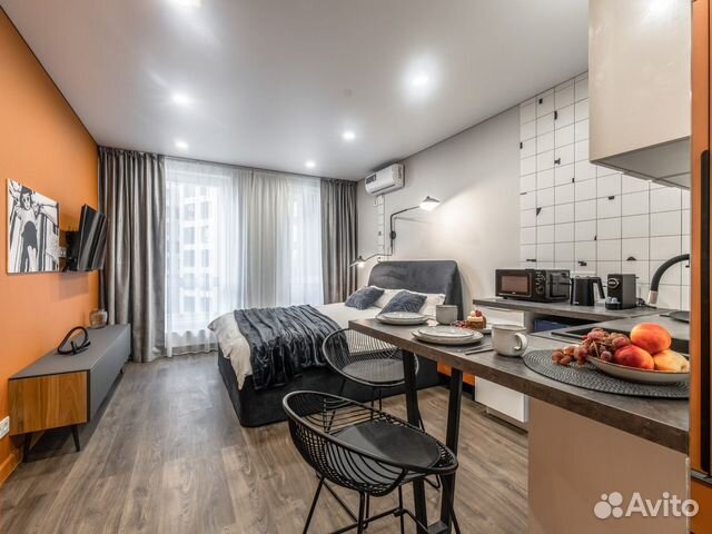 

Квартира-студия, 28 м², 1 кровать