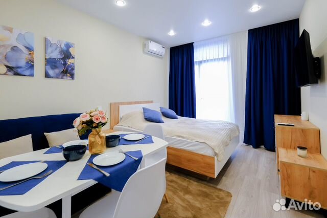

Квартира-студия, 23 м², 2 кровати