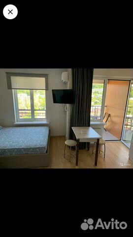 

Квартира-студия, 27 м², 2 кровати