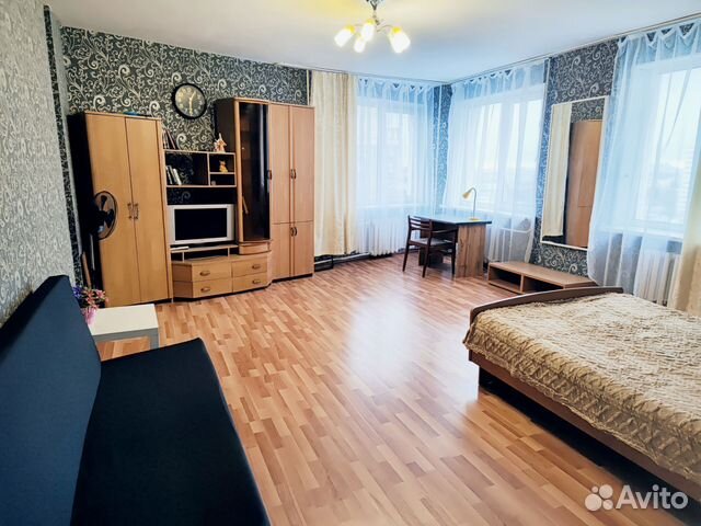 

1-к. квартира, 54 м², 2 кровати