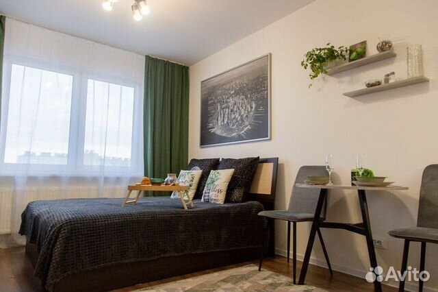 

Квартира-студия, 21 м², 1 кровать