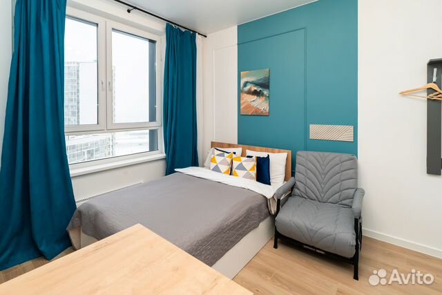 

Квартира-студия, 17 м², 1 кровать