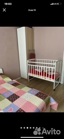 

1-к. квартира, 38 м², 2 кровати