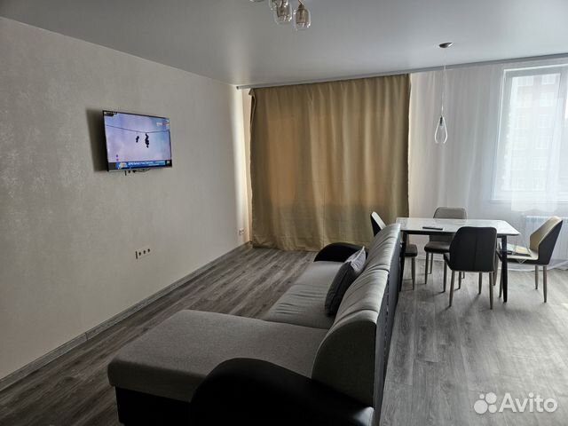 

1-к. квартира, 57 м², 2 кровати