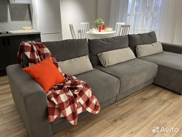 

1-к. квартира, 45 м², 2 кровати