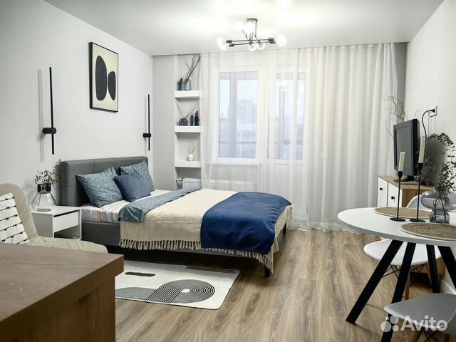 

Квартира-студия, 26,8 м², 2 кровати