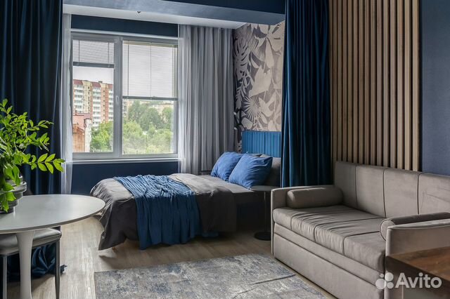 

Квартира-студия, 25 м², 2 кровати