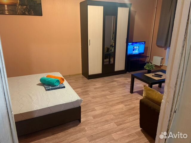 

1-к. квартира, 38 м², 2 кровати