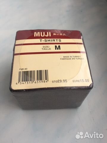 Футболка Muji Япония Футболка Muji Япония