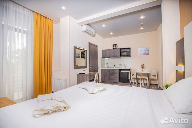 

Квартира-студия в апарт-отеле, 30 м², 2 кровати