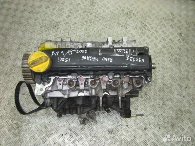 Двигатель 1.5 K9K 728 для Рено Сценик 2 II Меган 2